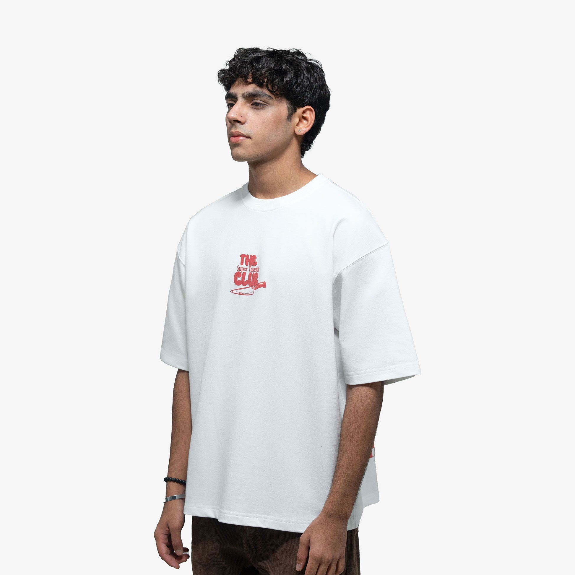 SUPERKICKS | THE PIZZERIA TEE { WHITE