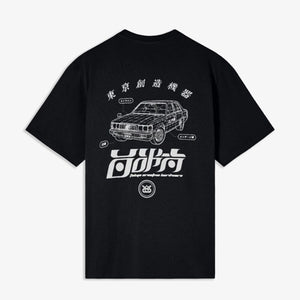 EDWIN | STAFF T-SHIRT { BLACK/WHITE