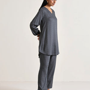 Grey Short Co-Ord Set | Relove