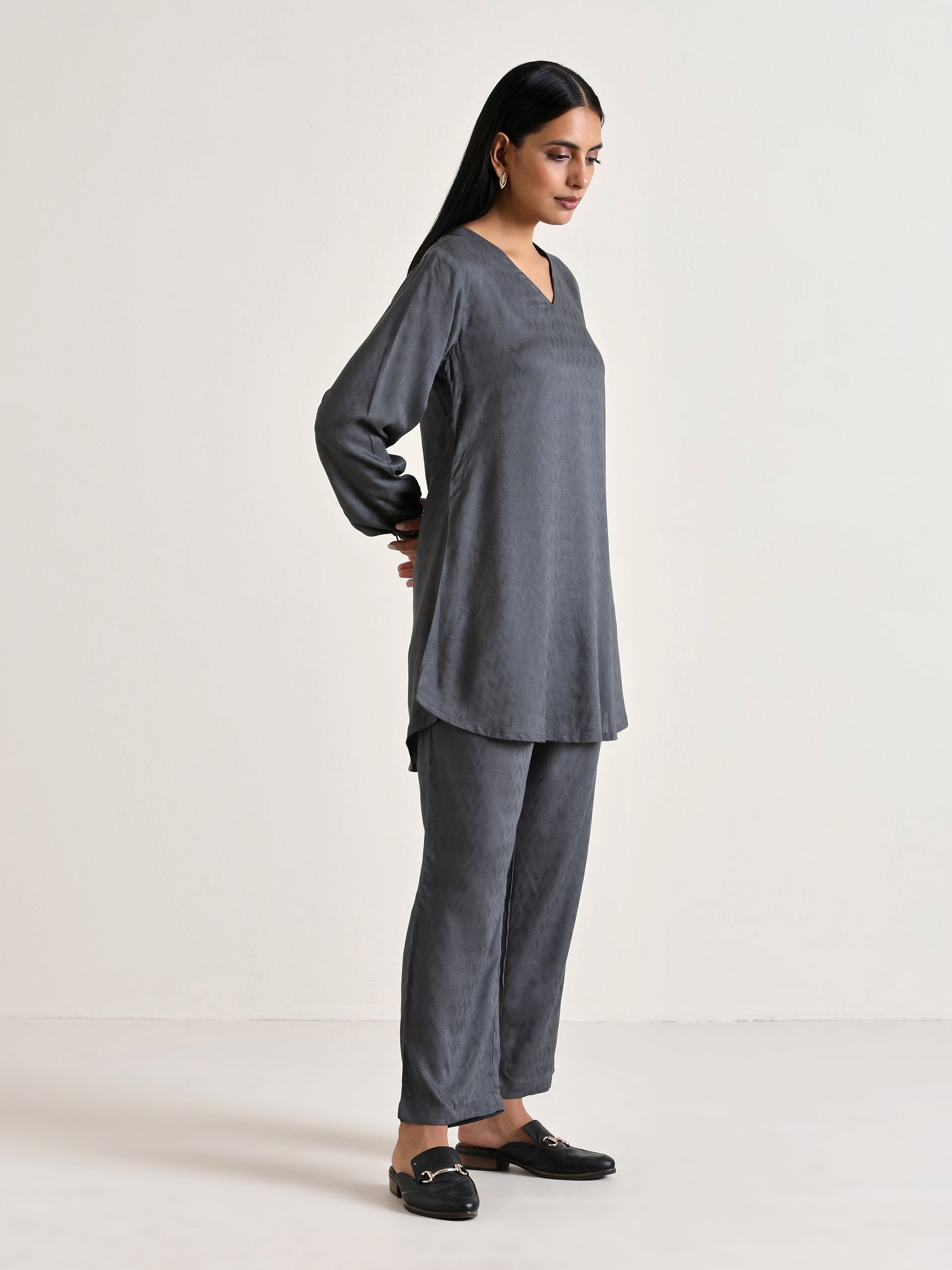 Grey Short Co-Ord Set | Relove