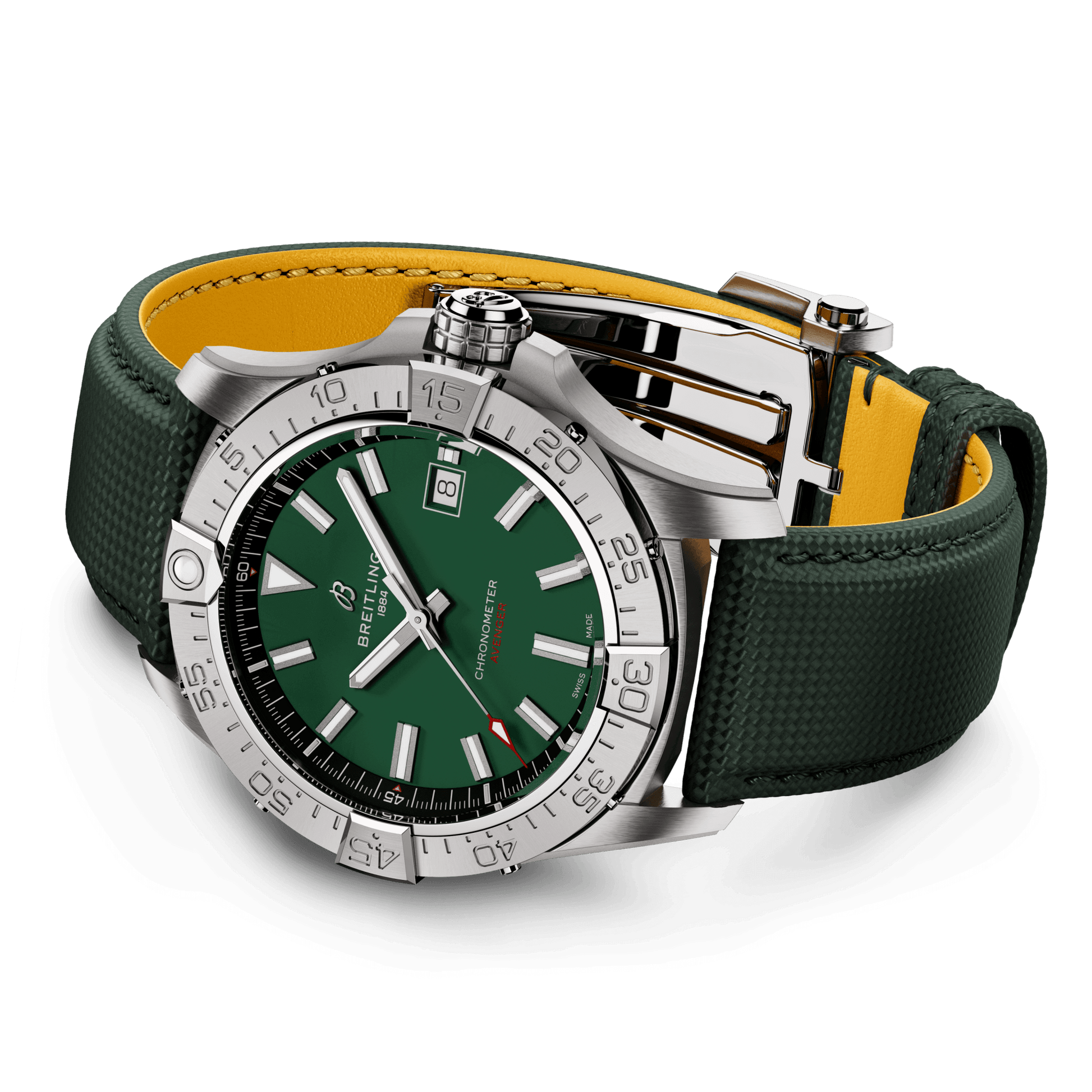 Breitling Avenger Automatic Green Dial Men 42mm