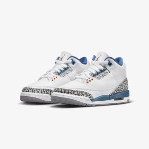 Jordan | AIR JORDAN 3 RETRO  { WHITE/TRUE BLUE