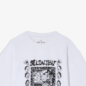 EDWIN | KOUICHI MATSUDA II T-SHIRT { WHITE/BLACK