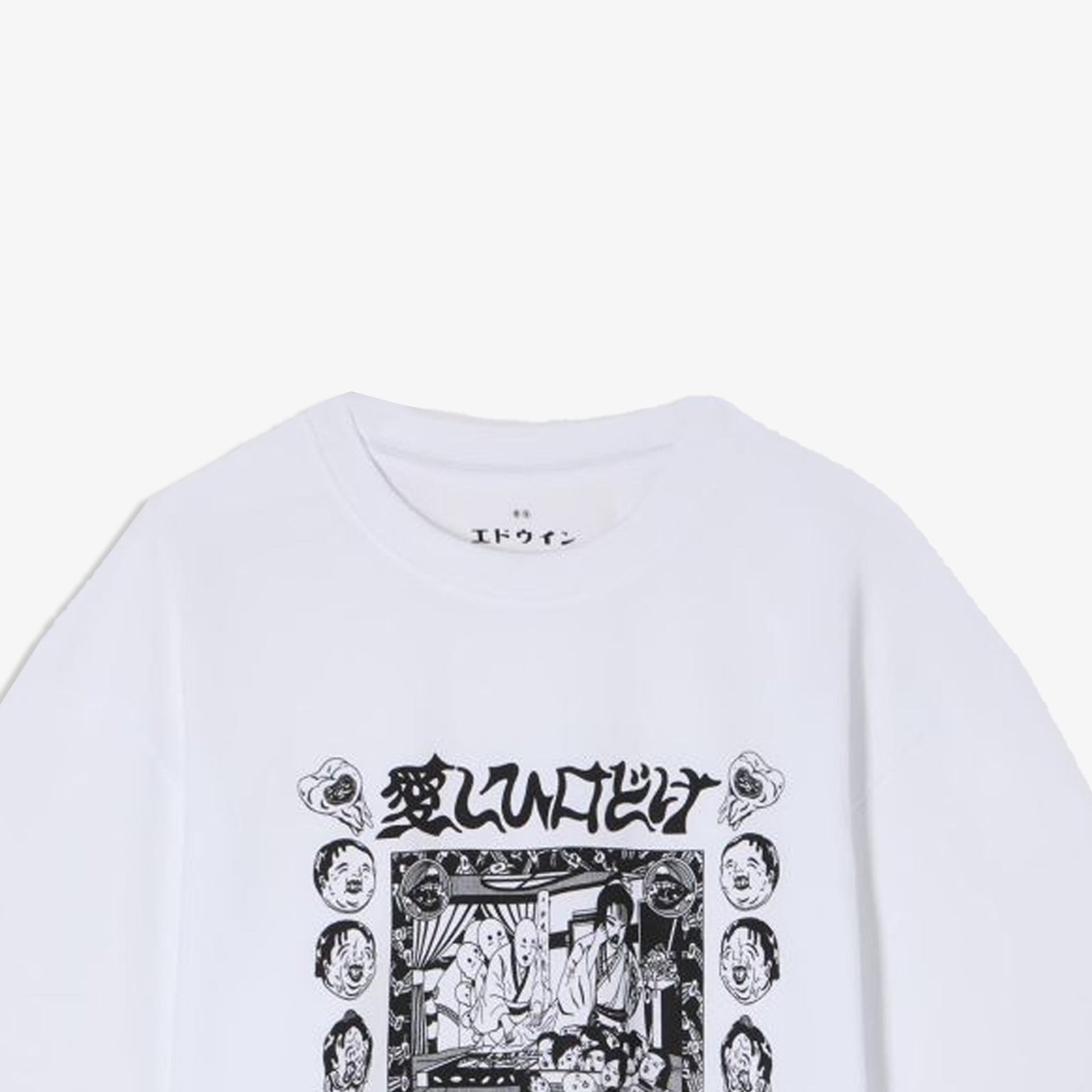EDWIN | KOUICHI MATSUDA II T-SHIRT { WHITE/BLACK