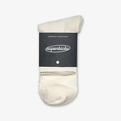 Superkicks | CREW SOCKS  { WHITE