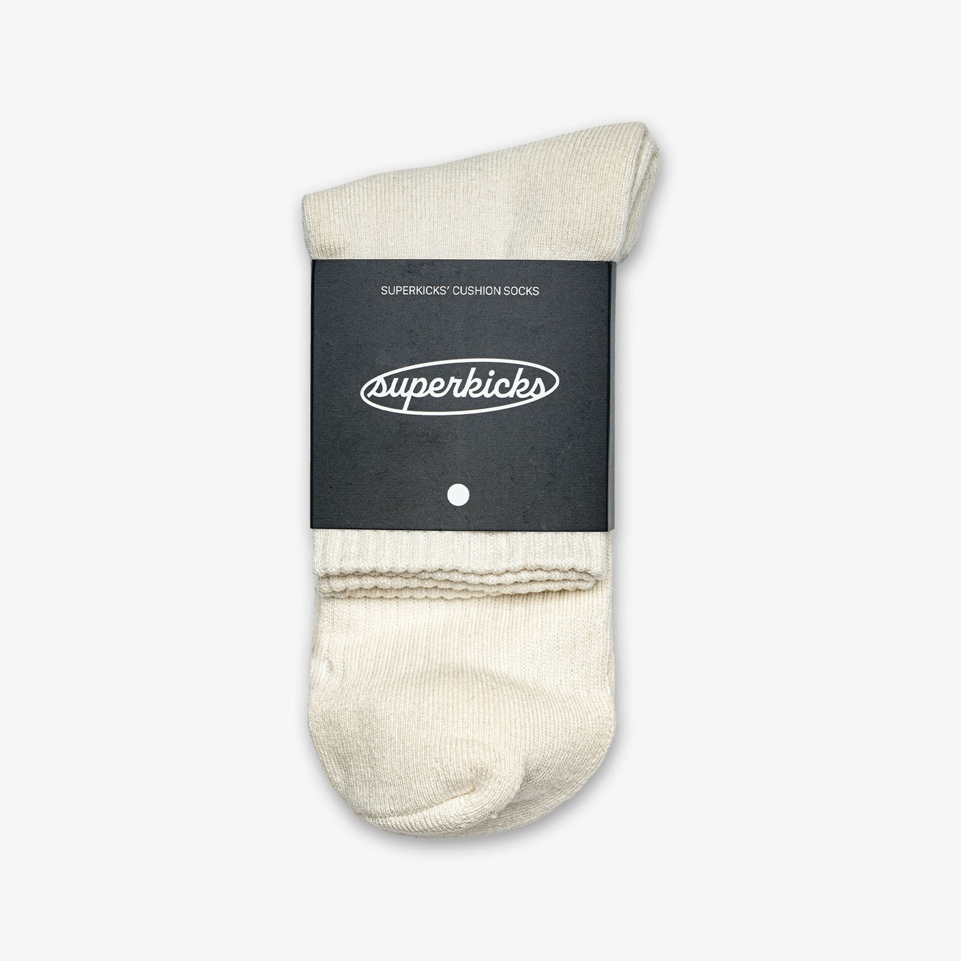 Superkicks | CREW SOCKS  { WHITE