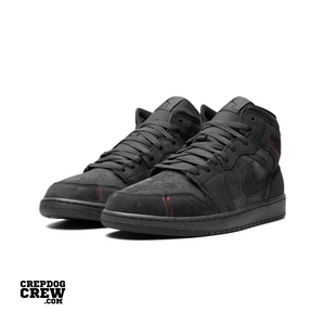 Jordan 1 Mid SE Craft Dark Smoke Red
