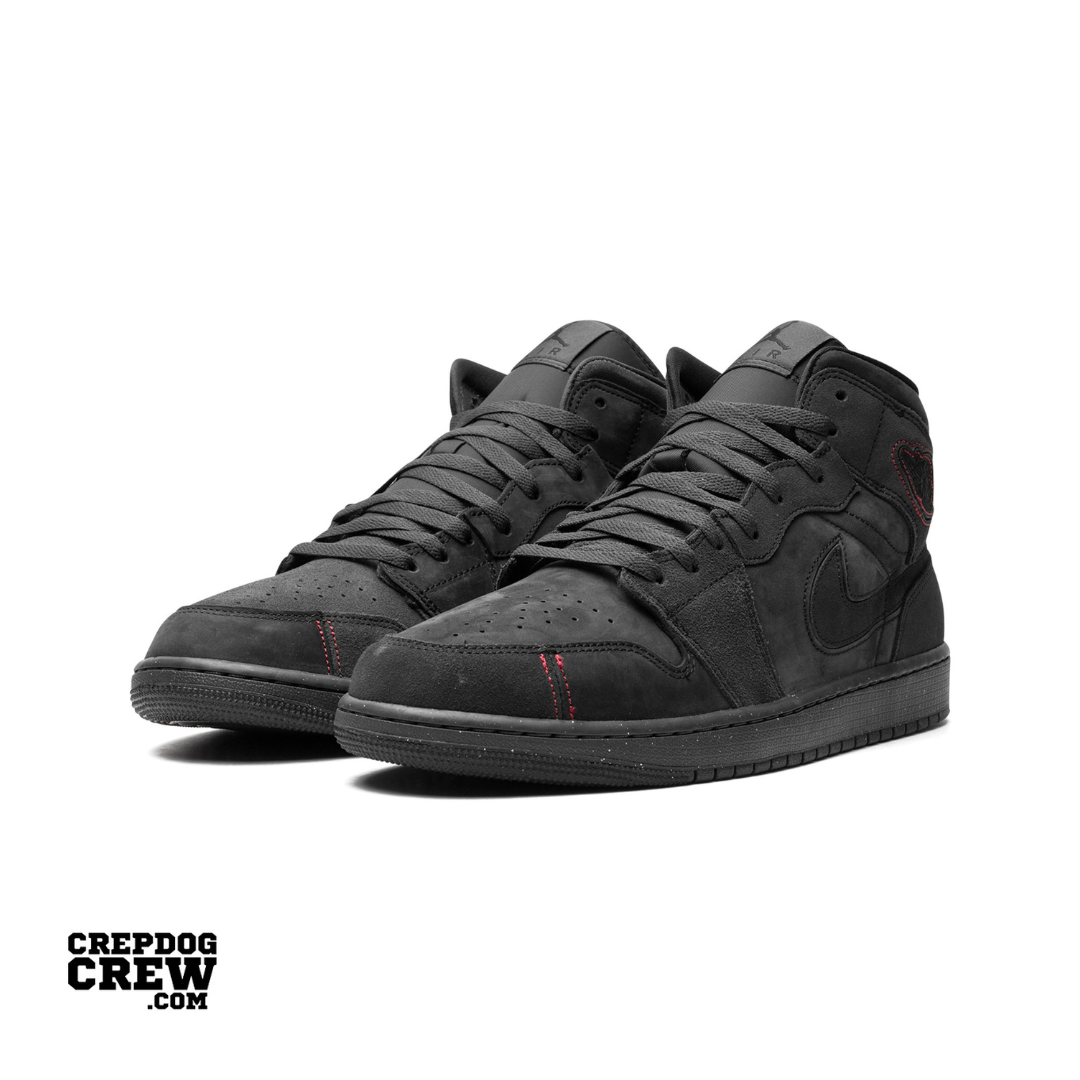 Jordan 1 Mid SE Craft Dark Smoke Red