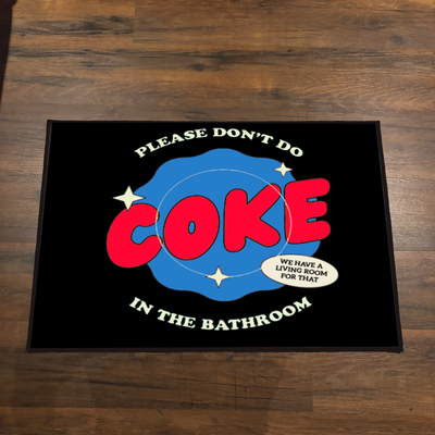 Dont do coke Washable Rug
