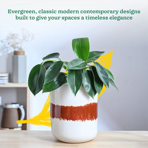 Twilight Clouds Ceramic Planter