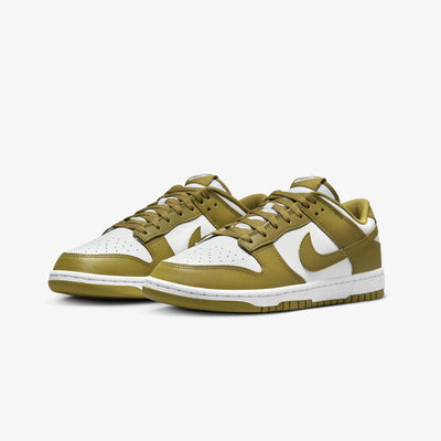 Nike | DUNK LOW RETRO  { WHITE/PACIFIC MOSS