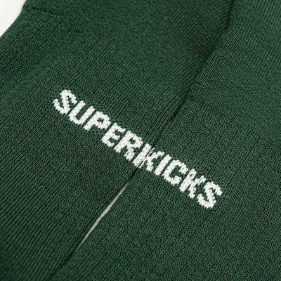 Superkicks | CREW SOCKS  { BLACK/PURPLE/GREEN