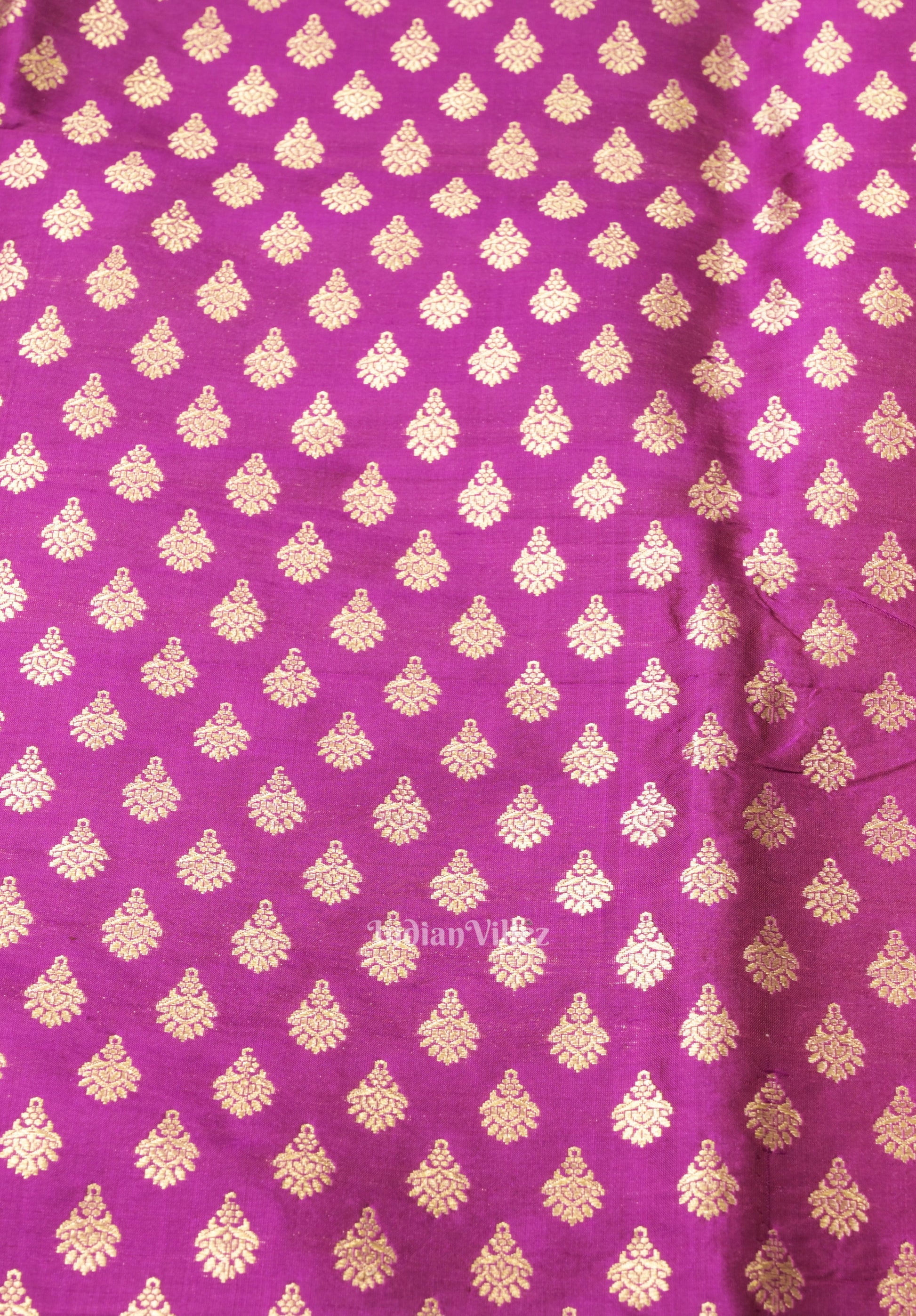 Purple DualTone Pure Banarasi Katan Silk Saree