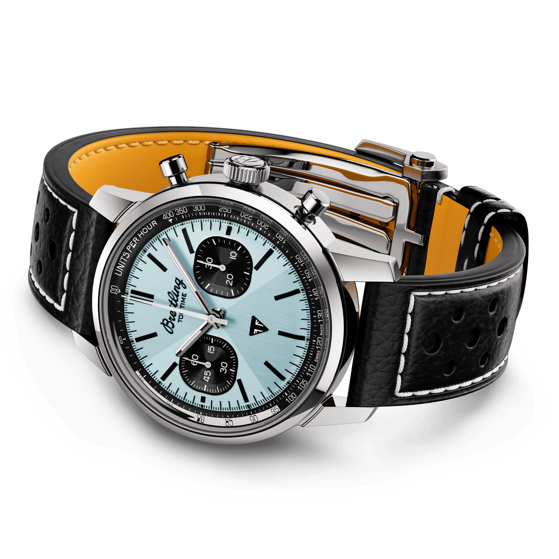 Breitling Top Time B01 Triumph Mint Blue Dial Men 41mm