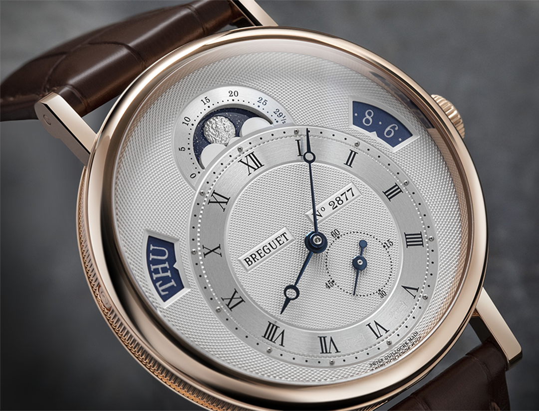 Breguet Classique Calendar Silver Dial Men 39 mm