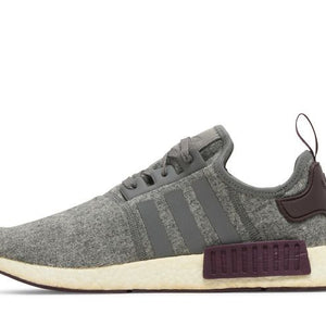 adidas NMD R1 Wool Grey Four Maroon