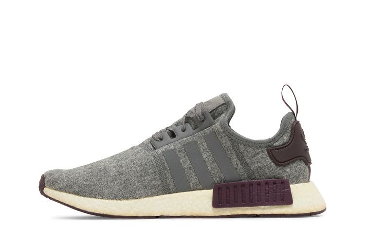 adidas NMD R1 Wool Grey Four Maroon