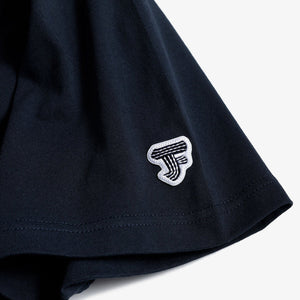 FDMTL | CIRCLE PATCH TEE { NAVY