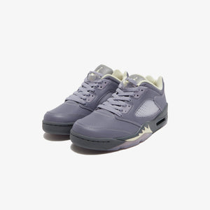 Jordan | AIR JORDAN 5 RETRO LOW  { INDIGO HAZE/FIRE RED-METALLIC SILVER