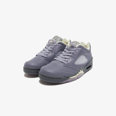 Jordan | AIR JORDAN 5 RETRO LOW  { INDIGO HAZE/FIRE RED-METALLIC SILVER