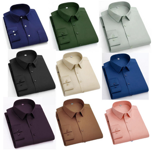 Pick any 3 Premium Cotton Solid Shirt for Man