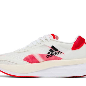adidas Adizero Boston 10 White Black Solar Red (Women's)