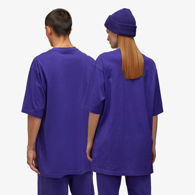 Y-3 | BOXY SHORT SLEEVE TEE { COLLEGIATE PURPLE