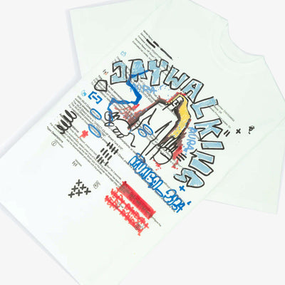 JAYWALKING | AURA T-SHIRT { WHITE
