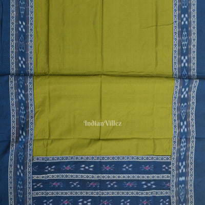 Blue Mehendi Green  Pasapali Sambalpuri Cotton Dress set with Dupatta