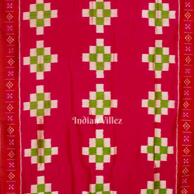 Rani Red Pasapali Border Designer Contemporary Silk Saree