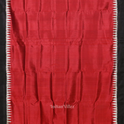 Exclusive Red Black Contemporary Designer Saree