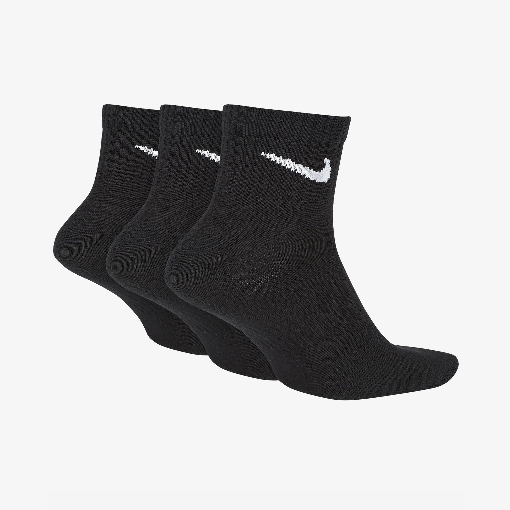 NIKE | EVERYDAY LIGHTWEIGHT { BLACK/WHITE