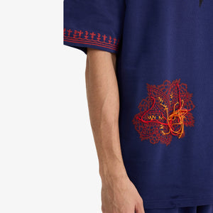 F A R A K | TOXIC LOVE HANDMADE T-SHIRT { BLUE/BLUE