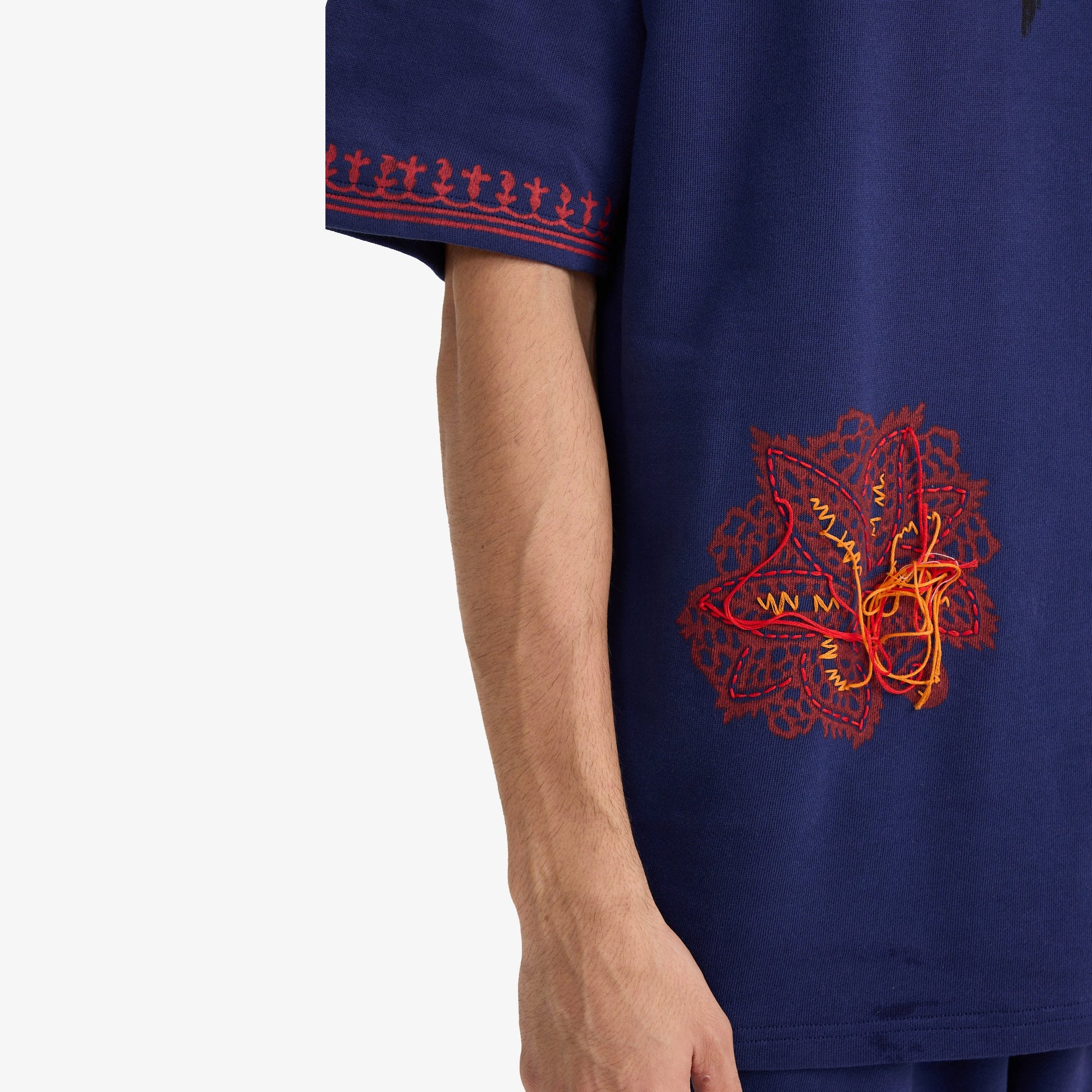 F A R A K | TOXIC LOVE HANDMADE T-SHIRT { BLUE/BLUE