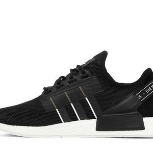 adidas NMD R1 V2 Black White The Brand with the 3-Stripes