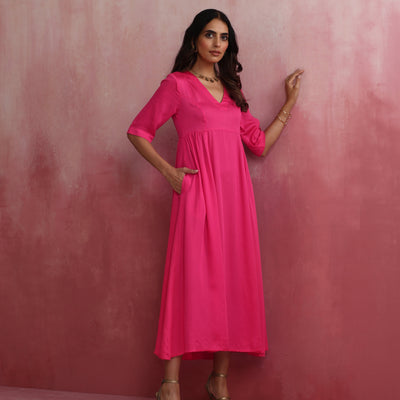 trueBrowns Modal Pink Dress