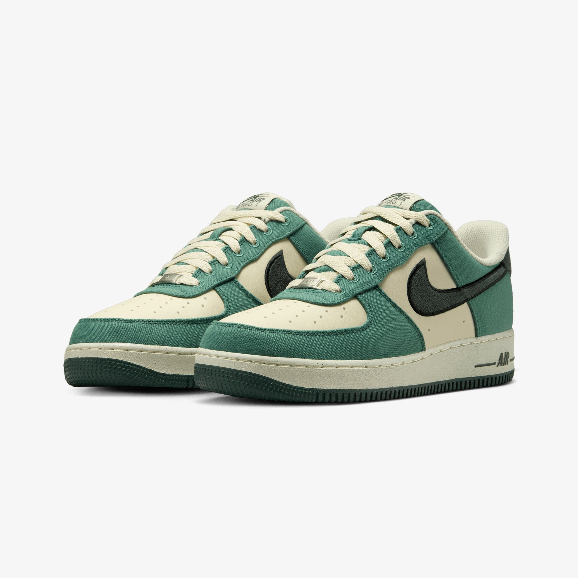 NIKE | AIR FORCE 1'07 LV8 { COCONUT MILK/VINTAGE GREEN-BICOASTAL