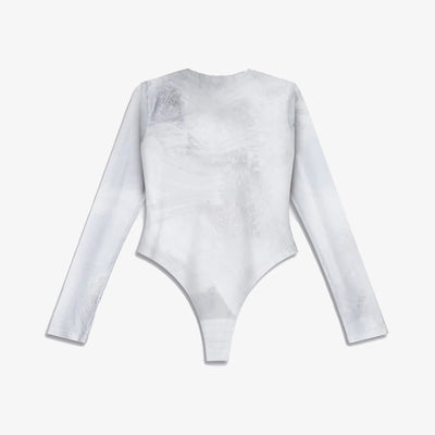 F A R A K | BASICS WOMEN BODYSUIT { WHITE