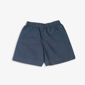 SUPERKICKS | PINSTRIPE SHORTS { BLUE
