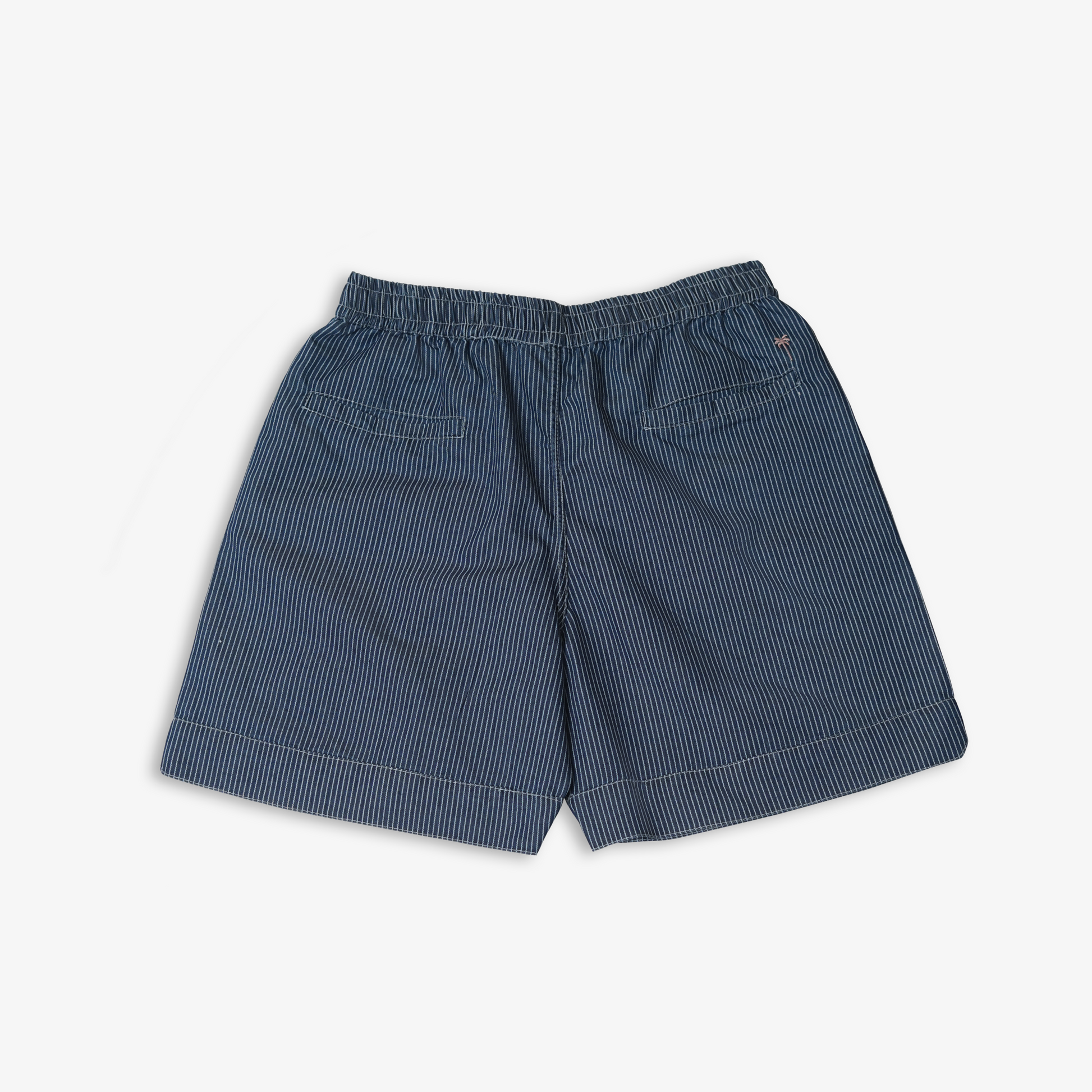 SUPERKICKS | PINSTRIPE SHORTS { BLUE
