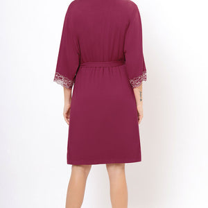 Lace Touch Sleep Robe - Anemone