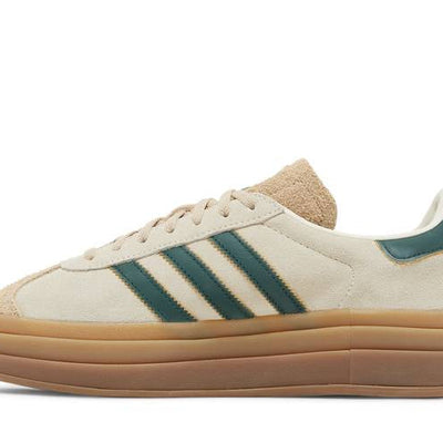 adidas Gazelle Bold Magic Beige Collegiate Green (Women's)