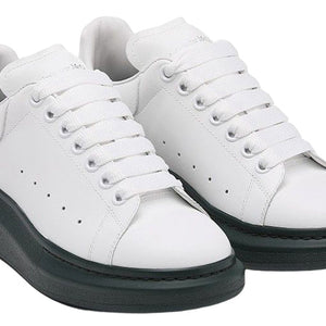 Alexander Mcqueen Oversized Sneaker White Green Sole