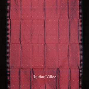 Magenta Dual Tone Bomkai Odisha Ikat Silk Saree