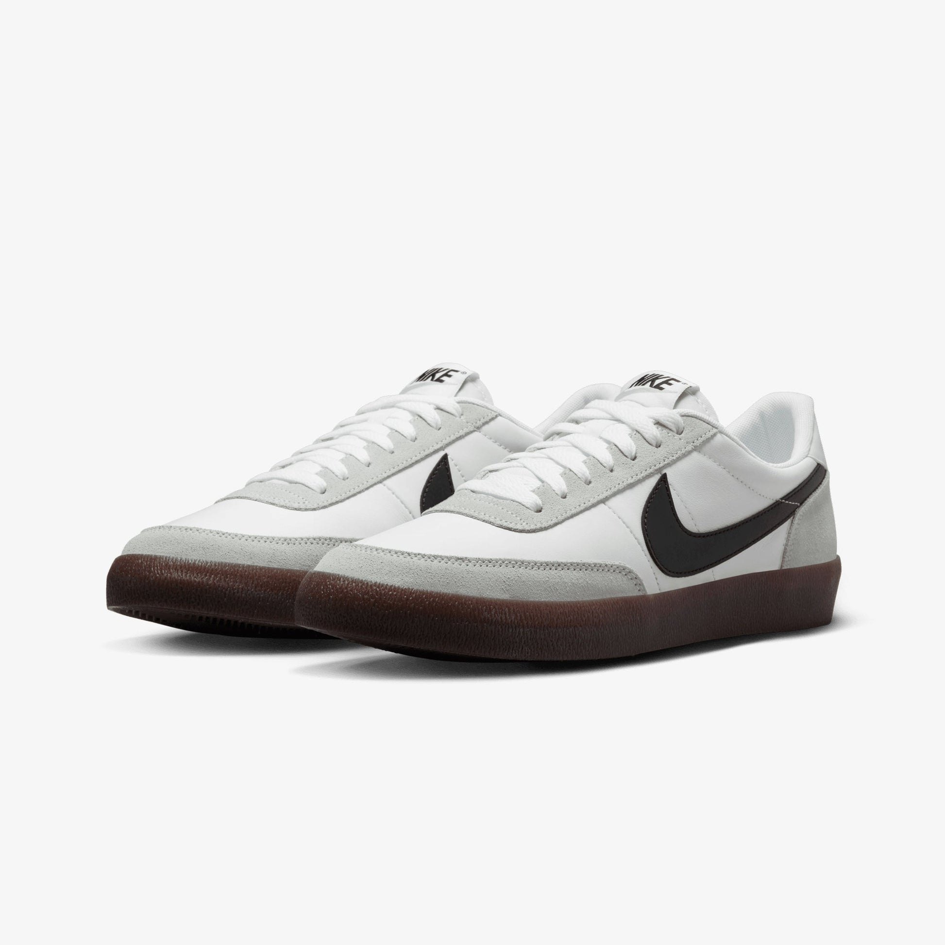 NIKE | KILLSHOT 2 LEATHER { WHITE/BLACK-LIGHT SILVER-GUM DARK BROWN