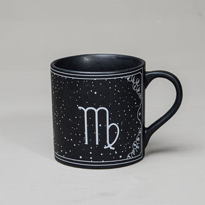 Black - Ceramic Sunsign Theme Coffee Mug Virgo (350ml)