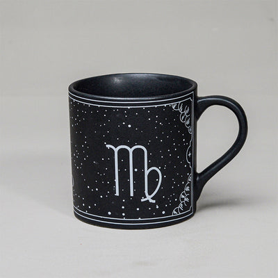 Black - Ceramic Sunsign Theme Coffee Mug Virgo (350ml)