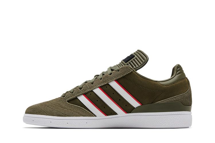 adidas Busenitz Olive Strata Red Cloud White
