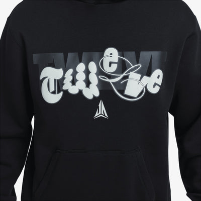 NIKE | JA MORANT JA CLUB FLEECE { BLACK/LIGHT SILVER