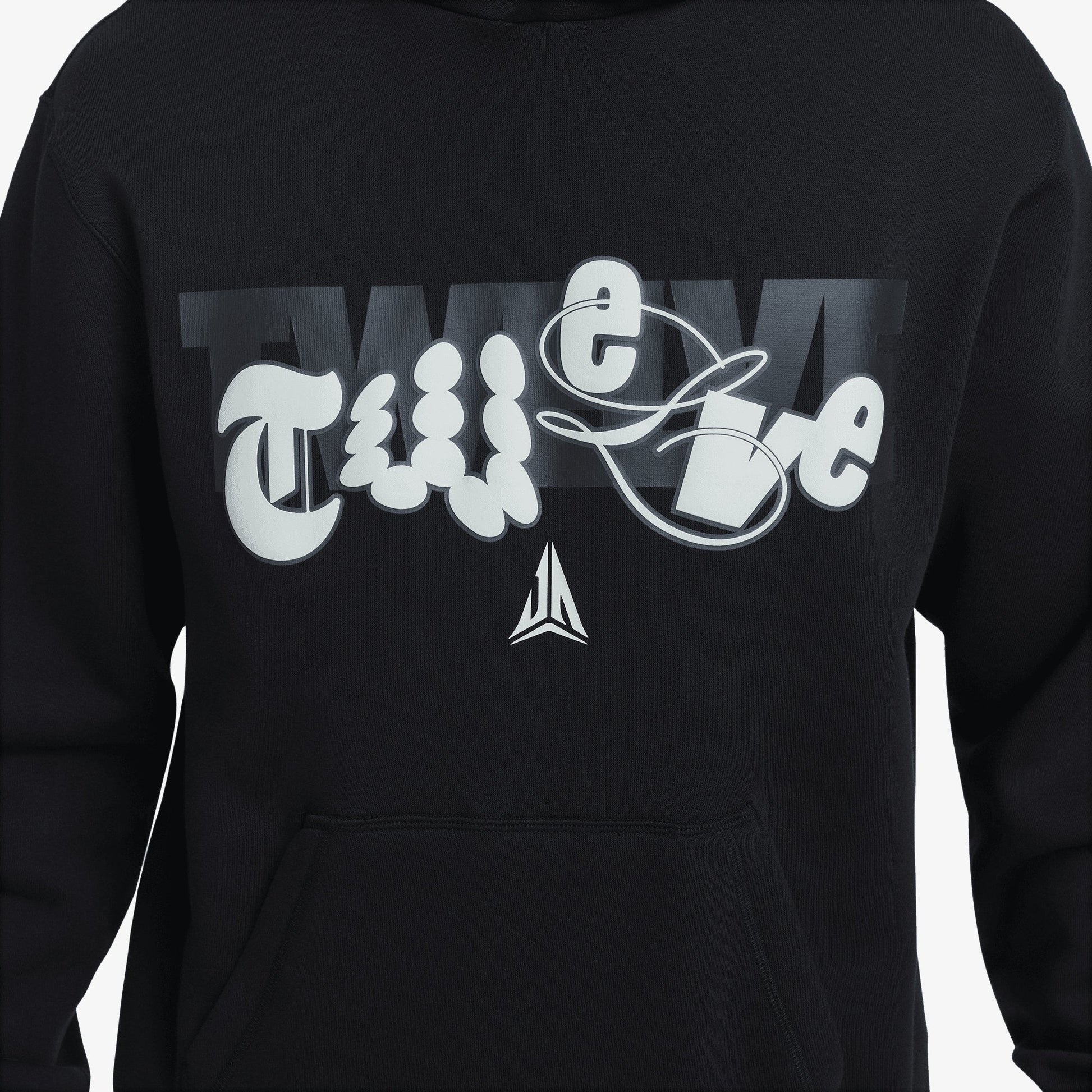 NIKE | JA MORANT JA CLUB FLEECE { BLACK/LIGHT SILVER